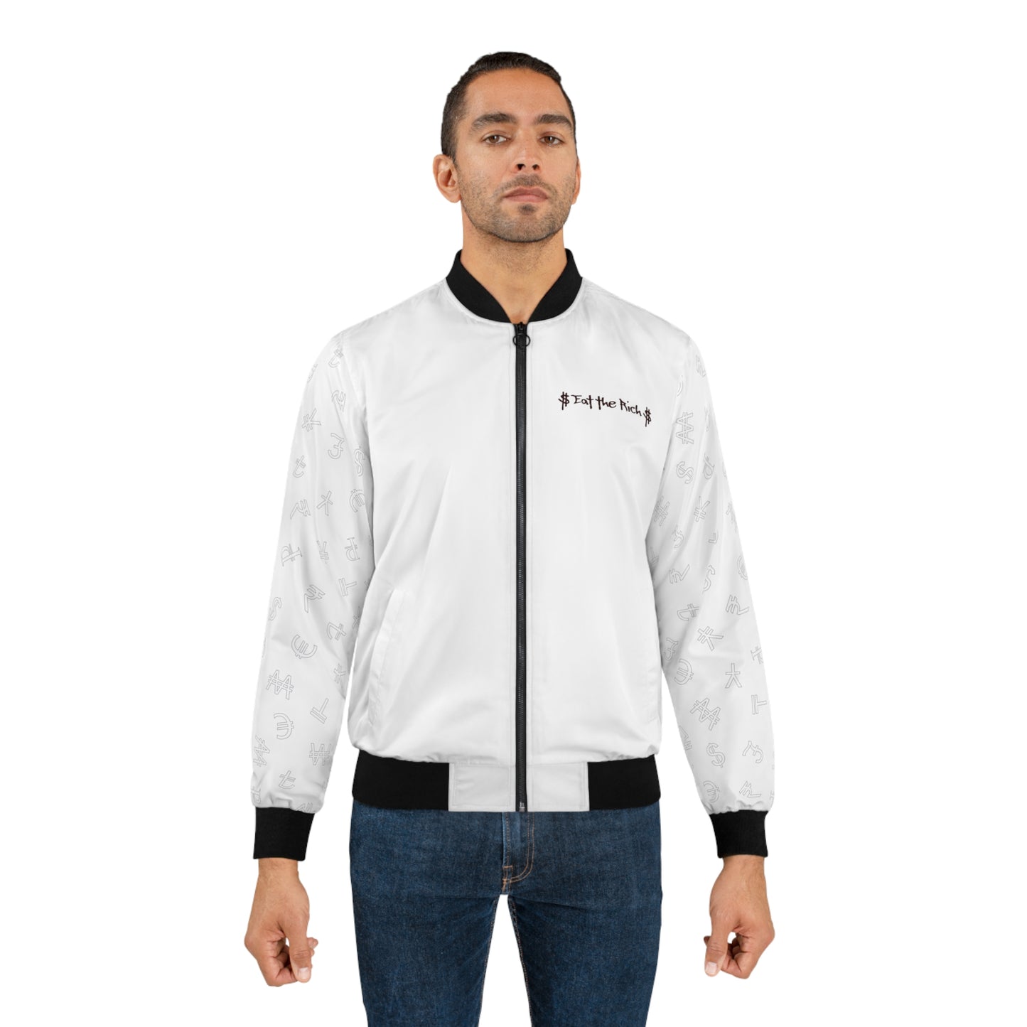 Mr. Money Bomber Jacket (white)