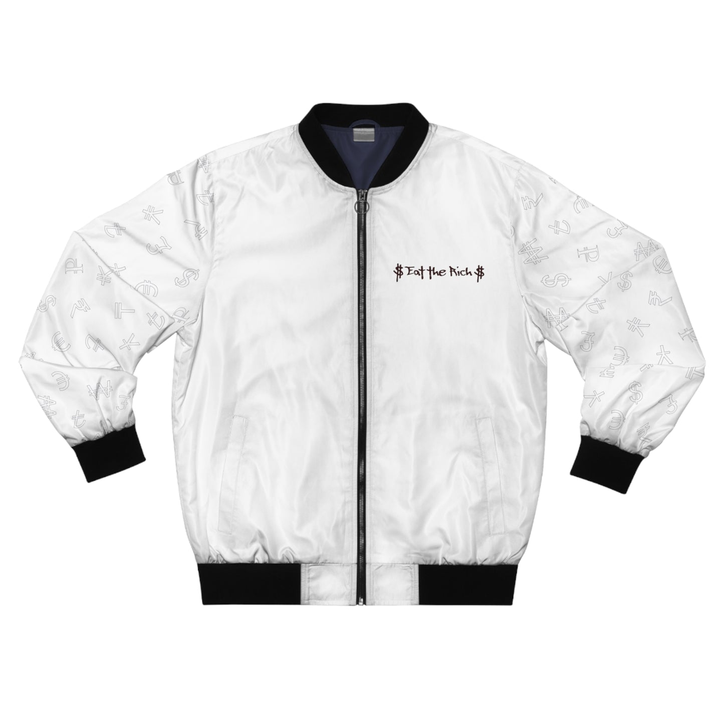 Mr. Money Bomber Jacket (white)