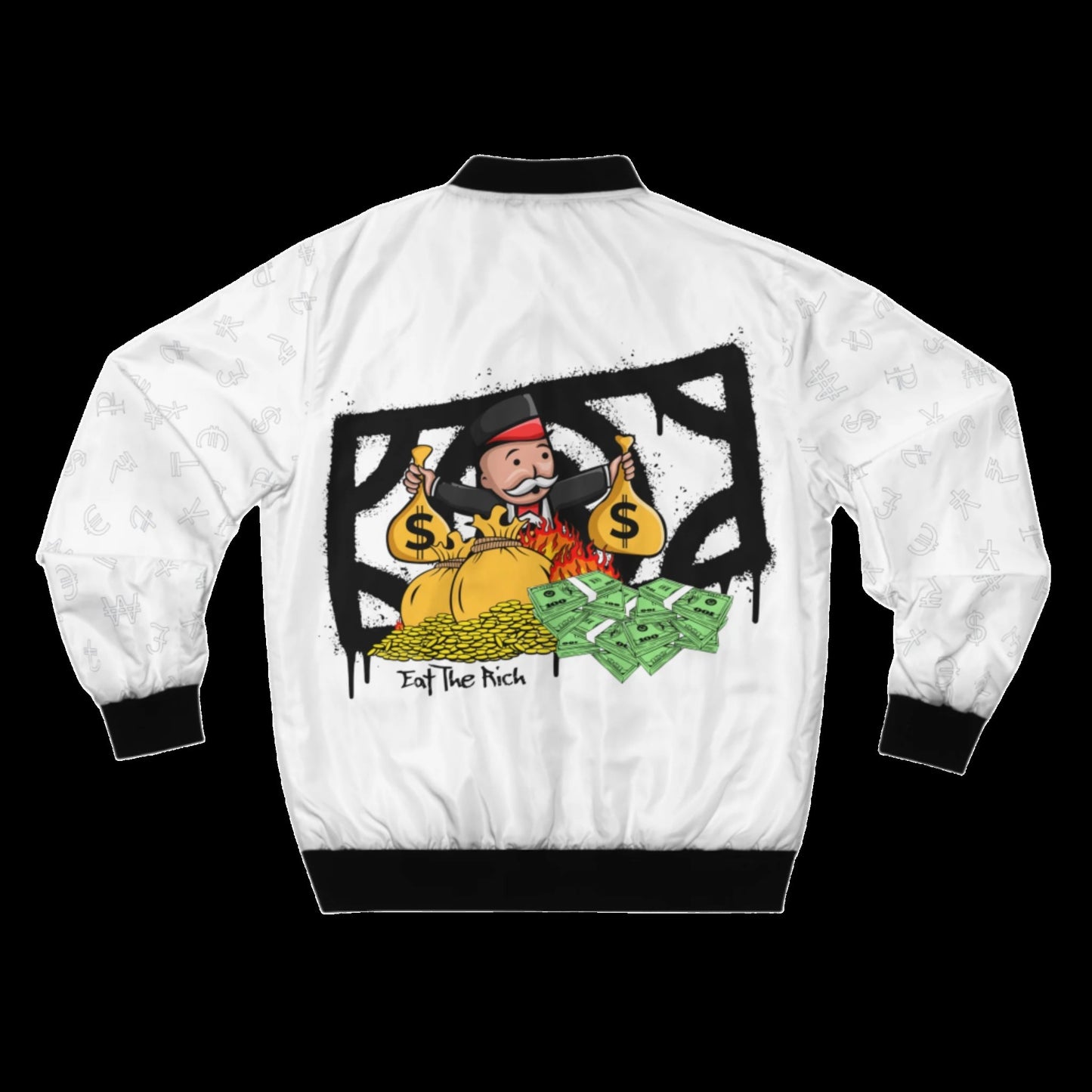 Mr. Money Bomber Jacket (white)